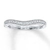 Thumbnail Image 1 of Previously Owned Diamond Enhancer Ring 1/6 ct tw Round-cut 10K White Gold Size 9.75