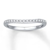 Thumbnail Image 1 of Previously Owned Diamond Enhancer Ring 1/6 ct tw Round-cut 10K White Gold - Size 9.25