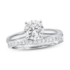 Thumbnail Image 1 of Previously Owned Diamond Enhancer Ring 1/6 ct tw Round-cut 10K White Gold - Size 9.25