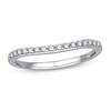 Thumbnail Image 3 of Previously Owned Diamond Enhancer Ring 1/6 ct tw Round-cut 10K White Gold - Size 9.25