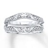 Thumbnail Image 0 of Previously Owned Diamond Enhancer Ring 1/4 ct tw Round-cut 14K White Gold - Size 10