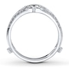 Thumbnail Image 1 of Previously Owned Diamond Enhancer Ring 1/4 ct tw Round-cut 14K White Gold - Size 10
