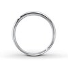 Thumbnail Image 2 of Previously Owned Men's Diamond Wedding Band 1/10 ct tw Round-cut 10K White Gold - Size 6.75