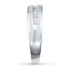 Thumbnail Image 3 of Previously Owned Men's Diamond Band 1/10 ct tw Round-cut 10K White Gold - Size 13