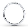 Thumbnail Image 2 of Previously Owned Men's Diamond Band 1/3 ct tw Round-Cut 10K White Gold - Size 6