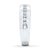Thumbnail Image 3 of Previously Owned Men's Diamond Band 1/3 ct tw Round-Cut 10K White Gold - Size 6