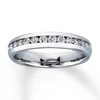Thumbnail Image 1 of Previously Owned Diamond Anniversary Band 1/2 ct tw Round-cut 14K White Gold - Size 4.25