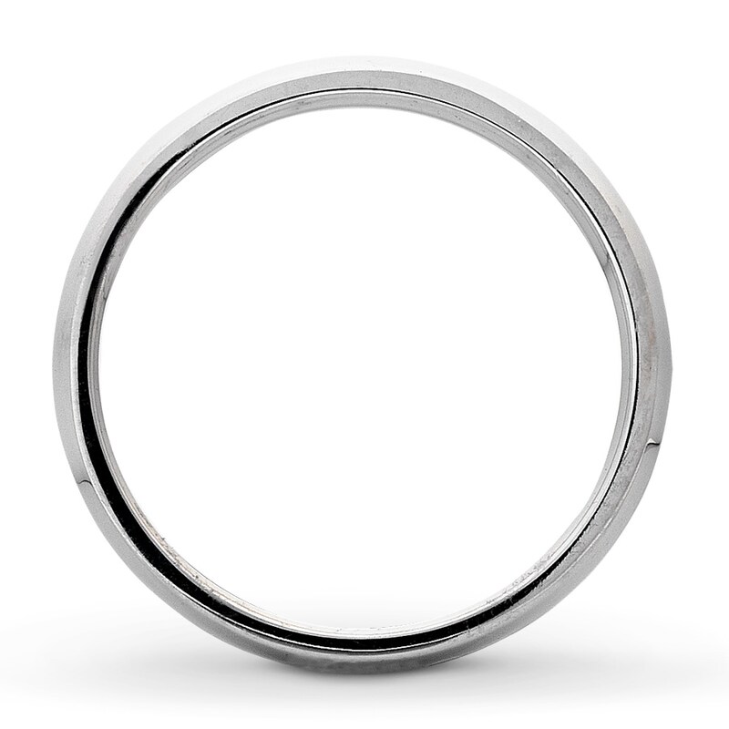 Main Image 2 of Previously Owned Diamond Anniversary Band 1/2 ct tw Round-cut 14K White Gold - Size 4.25