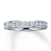 Thumbnail Image 1 of Previously Owned Diamond Anniversary Band 1/2 ct tw Round-cut 14K White Gold Size 4