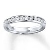 Thumbnail Image 1 of Previously Owned Diamond Anniversary Band 1 ct tw Round-cut 14K White Gold - Size 4.5