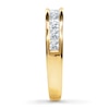 Thumbnail Image 2 of Previously Owned Diamond Wedding Band 1 ct tw Princess-cut 14K Yellow Gold - Size 10.25