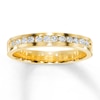 Thumbnail Image 0 of Previously Owned Diamond Wedding Band 1/4 ct tw Round-cut 14K Yellow Gold - Size 9.5