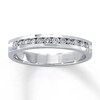 Thumbnail Image 0 of Previously Owned Diamond Anniversary Band 1/4 ct tw Round-cut 14K White Gold - Size 10