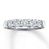 Thumbnail Image 1 of Previously Owned Diamond Anniversary Band 1 ct tw Round-cut 14K White Gold - Size 10