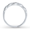 Thumbnail Image 1 of Previously Owned Diamond Anniversary Ring 1/20 ct tw Round-cut 10K White Gold - Size 9.5