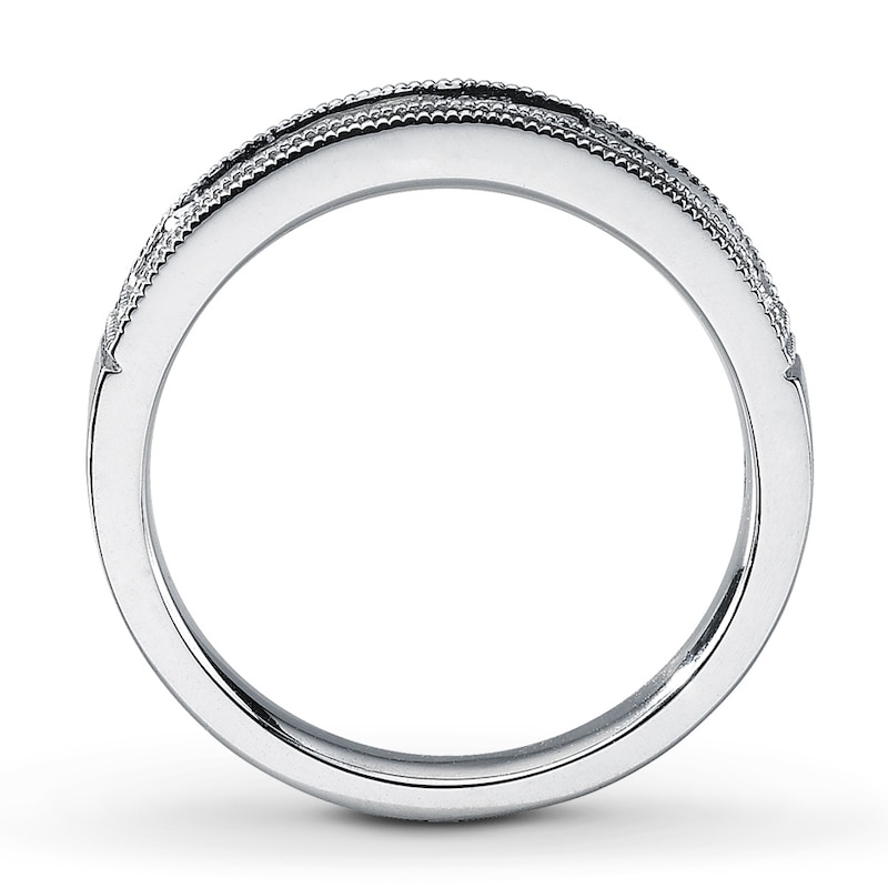 Main Image 2 of Previously Owned Diamond Band 3/4 ct tw Princess-cut 14K White Gold Size 4.25