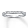 Thumbnail Image 1 of Previously Owned Wedding Band 1/10 ct tw Round-cut Diamonds 10K White Gold Size 11.75