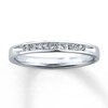 Thumbnail Image 1 of Previously Owned Diamond Wedding Band 1/4 ct tw Princess-cut 10K White Gold - Size 9.75
