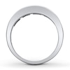 Thumbnail Image 2 of Previously Owned Diamond Anniversary Band 1 ct tw Princess-cut 14K White Gold - Size 10.75