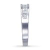 Thumbnail Image 3 of Previously Owned Diamond Anniversary Band 1 ct tw Princess-cut 14K White Gold - Size 10.75