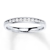 Thumbnail Image 1 of Previously Owned Diamond Band 1/4 ct tw Round-cut 10K White Gold Size 4.75