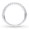 Thumbnail Image 1 of Previously Owned Diamond Wedding Band 1/4 ct tw Round-cut 10K White Gold - Size 8.75