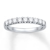 Previously Owned Diamond Wedding Band 1/2 ct tw Round-cut 14K White Gold