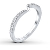 Thumbnail Image 1 of Previously Owned Ever Us Diamond Wedding Band 1/8 ct tw Round-cut 14K White Gold - Size 10.5