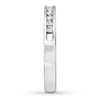 Thumbnail Image 3 of Previously Owned Diamond Anniversary Band 1/4 ct tw Round-cut 10K White Gold - Size 10.25