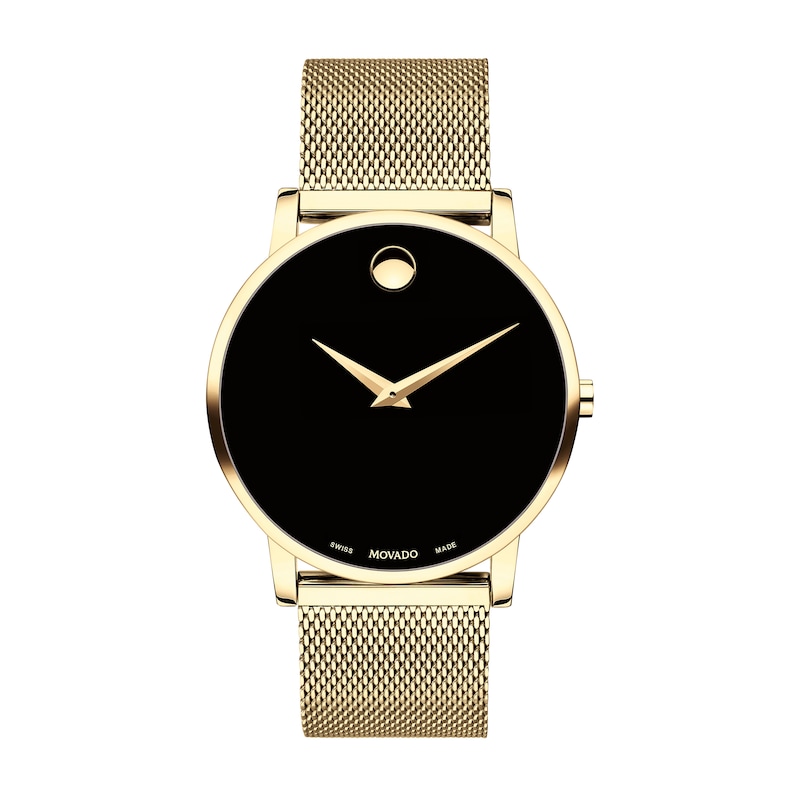 Main Image 1 of Previously Owned Movado Museum Classic Men's Stainless Steel Watch 0607396