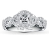 Previously Owned Neil Lane Ring Setting 5/8 ct tw Round-cut Diamonds 14K White Gold