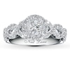 Thumbnail Image 3 of Previously Owned Neil Lane Ring Setting 5/8 ct tw Round-cut Diamonds 14K White Gold - Size 4