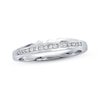 Thumbnail Image 1 of Previously Owned Diamond Wedding Band 1/5 ct tw Princess-cut 14K White Gold - Size 4