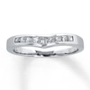 Thumbnail Image 1 of Previously Owned Diamond Enhancer Ring 3/8 ct tw Princess-Cut 14K White Gold Size 4