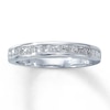 Previously Owned Diamond Wedding Band 3/4 ct tw Princess-cut 14K White Gold