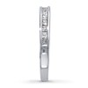 Thumbnail Image 3 of Previously Owned Diamond Wedding Band 3/4 ct tw Princess-cut 14K White Gold - Size 9.5