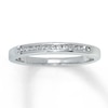 Thumbnail Image 0 of Previously Owned Diamond Wedding Band 1/5 ct tw Princess-cut 14K White Gold - Size 10