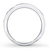 Thumbnail Image 1 of Previously Owned Diamond Wedding Band 1/5 ct tw Princess-cut 14K White Gold - Size 10