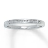 Thumbnail Image 0 of Previously Owned Diamond Wedding Band 1/5 ct tw Princess-cut 14K White Gold - Size 4