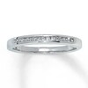 Thumbnail Image 0 of Previously Owned Diamond Wedding Band 1/5 ct tw Princess-cut 14K White Gold - Size 4