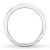 Thumbnail Image 1 of Previously Owned Diamond Wedding Band 1/5 ct tw Princess-cut 14K White Gold - Size 4