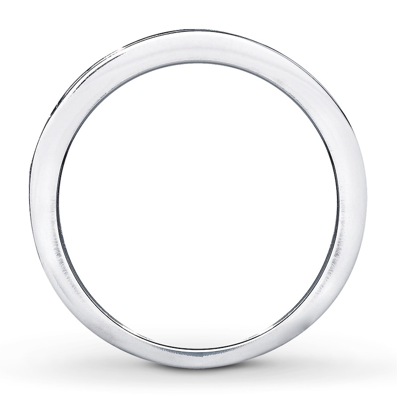 Previously Owned Diamond Wedding Band 1/5 ct tw Princess-cut 14K White Gold - Size 4