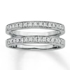 Thumbnail Image 0 of Previously Owned Diamond Wedding Bands 1/3 ct tw Round-cut 14K White Gold - Size 11