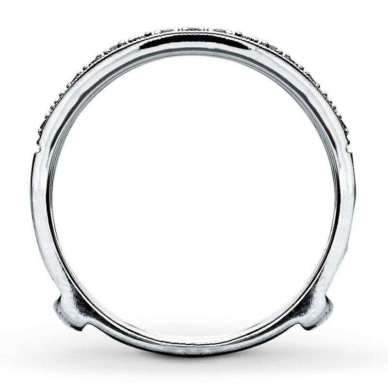 Main Image 2 of Previously Owned Diamond Wedding Bands 1/3 ct tw Round-cut 14K White Gold Size 4