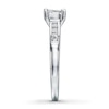 Thumbnail Image 3 of Previously Owned Diamond Engagement Ring 7/8 ct tw Princess-cut 14K White Gold - Size 9.5
