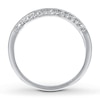 Thumbnail Image 1 of Previously Owned Band 1/8 ct tw Round-cut Diamonds 14K White Gold - Size 4