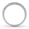 Thumbnail Image 2 of Previously Owned Band 1/8 ct tw Round-cut Diamonds 14K White Gold Size 4.25