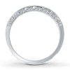 Thumbnail Image 1 of Previously Owned Diamond Wedding Band 1/4 ct tw Round-cut 14K White Gold - Size 3