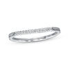 Thumbnail Image 0 of Previously Owned Diamond Wedding Band 1/20 ct tw Round-cut 10K White Gold - Size 4.5