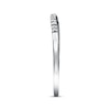Thumbnail Image 1 of Previously Owned Diamond Wedding Band 1/20 ct tw Round-cut 10K White Gold - Size 4.5